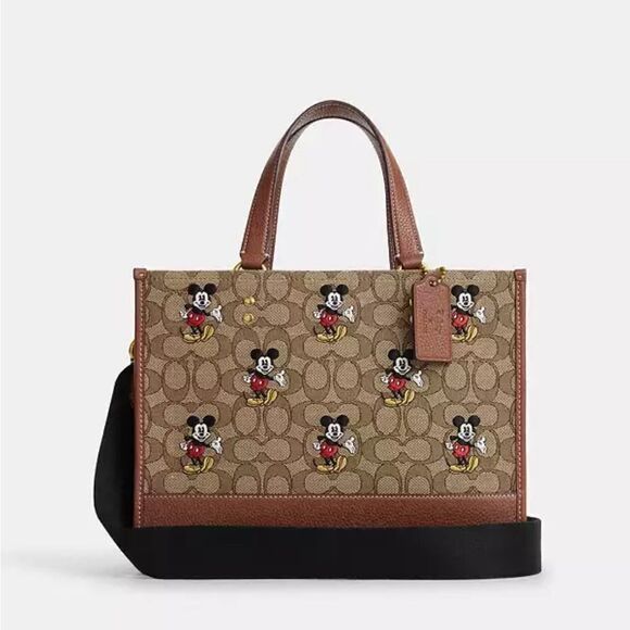 Coach Handbags - 🔥🎁NWT! Disney X Coach Dempsey Carryall In Sig Jacquard Mickey Mouse Msrp:$528